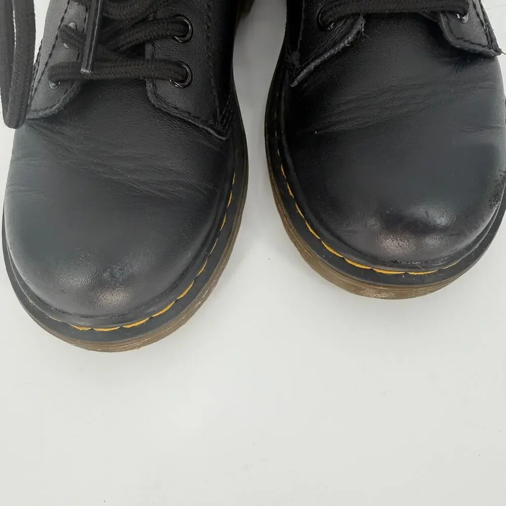 Dr. Martens AirWair Shoes‎ With Bouncing Soles Zipper Black Kids Size 12